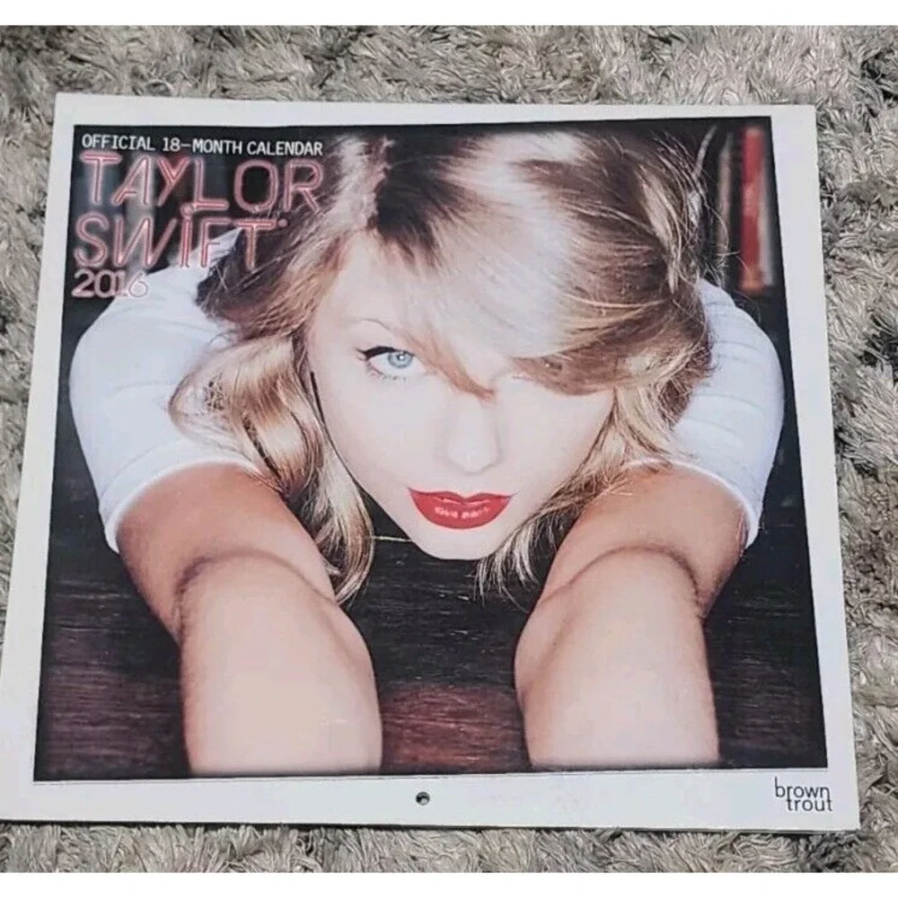 Official Taylor Swift 2016 Calendar, 18‎ Month. New